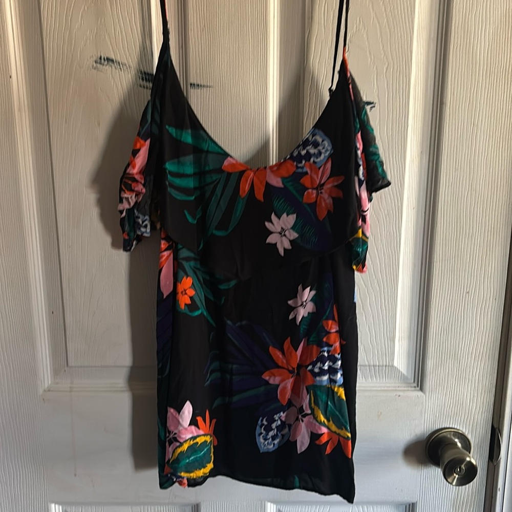 Tropical floral cami top